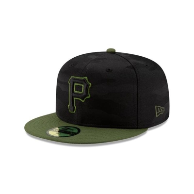 Pittsburgh Pirates Gorra | New Era MLB Authentic Collection Alt 3 59fifty Fitted Cap Mexico - Negros